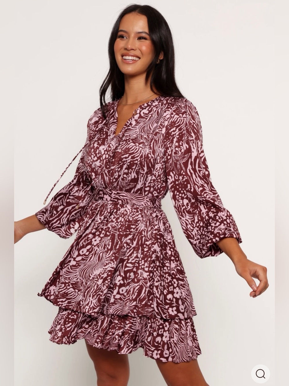 Petal & Pup Wrenley Long Sleeve Mini Dress